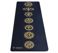Tapis yoga pro similicuir chakras or 5mm