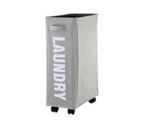 Tapis Yoga Support 1 panier de rangement for tapis de yoga, panier universel for chambre à coucher, salle de bain, vêtements sales, pliable, for le linge, le bain, les jouets, la maison(Light grey)