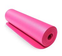 Tapis Yoga Tapis de yoga 10-15 mm for le sport, le Pilates, le fitness et la gymnastique(Pink)