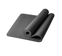Tapis Yoga Tapis de yoga antidérapant de 10 mm et 15 mm d'épaisseur, idéal for la maison, la gym, la perte de poids, le fitness, for femmes(Black,10mm)