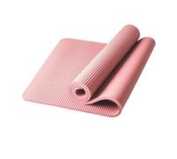 Tapis Yoga Tapis de yoga antidérapant de 10 mm et 15 mm d'épaisseur, idéal for la maison, la gym, la perte de poids, le fitness, for femmes(Pink,15mm)