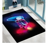 Tapis - YSTP - 100x150 cm - Antidérapant - 3D Gamepad - Noir