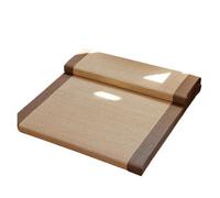 Tapis Zen en Soie for Salle de Yoga à Domicile, Coussin Genoux Respirant et Confortable for Salon thé(Primary-Jute Core,65x65x4.5cm)