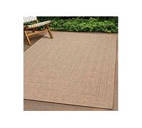 vidaXL Tapis ZIZUR 60x110 cm Aspect de Jute intérieur et extérieur, Tapis d'extérieur, Tapis de Sol, Tapis d'intérieur, Tapis de Porte, Moquette