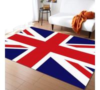 Tapis Zone 50 x 80 cm Collection Drapeau Anglais Tapis de Chambre d'enfant Drapeau de l'Angleterre Grand Tapis de Chambre d'Enfant pour la Décoration de Chambre d'Adolescents et de Garçons Plancher