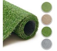 TAPISO Canyoo Gazon Synthétique Extérieur au Mètre Tapis Gazon Pelouse Artificielle Terrasse Balcon Jardin Vert Résistant aux Intempéries Épaisseur 20 mm 300 x 100 cm