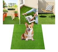 TAPISO Canyoo Gazon Synthétique Extérieur au Mètre Tapis Gazon Pelouse Artificielle Terrasse Balcon Jardin Vert Résistant aux Intempéries Épaisseur 20 mm 400 x 400 cm