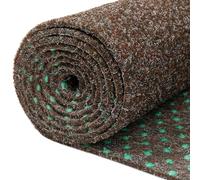 TAPISO Magic Forest Gazon Synthétique Extérieur au Mètre Faux Gazon Synthétique Brun Moquette d'Exterieur Antidérapant Balcon Terrasse Jardin Résistant Épaisseur 4 mm 200 x 150 cm