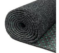 TAPISO Magic Forest Gazon Synthétique Extérieur au Mètre Faux Gazon Synthétique Moquette d'Exterieur Antidérapant Balcon Terrasse Anthracite Résistant Épaisseur 4 mm 200 x 500 cm