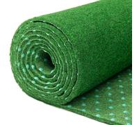 TAPISO Magic Forest Gazon Synthétique Extérieur au Mètre Faux Gazon Synthétique Moquette d'Exterieur Antidérapant Balcon Terrasse Jardin Vert Résistant Épaisseur 4 mm 400 x 400 cm