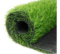 TAPISO Natural Deluxe Gazon Synthétique Tapis Gazon Pelouse Artificielle Terrasse Balcon Jardin Vert Épaisseur 20 mm 100 x 130 cm