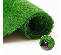 TAPISO Natural Deluxe Gazon Synthétique Tapis Gazon Pelouse Artificielle Terrasse Balcon Jardin Vert Épaisseur 20 mm 200 x 220 cm