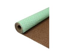 TAPISO Pemba Gazon Synthétique Extérieur au Mètre Faux Gazon Synthétique Moquette d'Exterieur Antidérapant Balcon Terrasse Jardin Marron Résistant Épaisseur 2 mm 100 x 130 cm