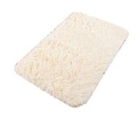 TAPISO Sunrise Tapis de Bain Antidérapant Crème Absorbant Lavable en Machine Moelleux Epais 50 x 80 cm