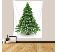 Tapisserie Arbre de Noël, Tapisserie en polyester Cadeaux Pour Noël Décor, Anniversaire Et Décor De Salle Etc (200x150cm,Couleur 3)