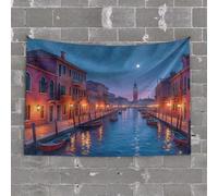 Tapisserie décorative pour homme avec chapeau flamant rose « Welcome To The Rainbow Paradise » (100 x 150 cm)