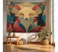 Tapisserie Esprit Du Renard, Créature Mythique Tenture