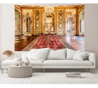 Tapisserie Luxueux Palais Portugal Queluz Royal Palace Salle De Bal Château Aristocratique Lustre En Cristal De Luxe Royal Tenture Murale Doux Tapisserie Murale Rétro Tapisseries Pour 130X152CM
