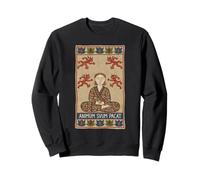 Tapisserie médiévale Meditator Pacifies Demon Chaos Mindfulness Sweatshirt