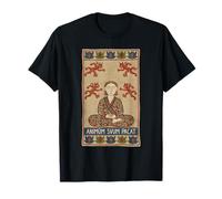 Tapisserie médiévale Meditator Pacifies Demon Chaos Mindfulness T-Shirt