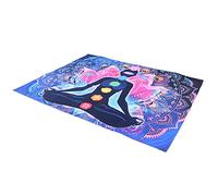 Tapisserie Murale, Couverture de Tapisserie Sept Chakra, Diviseur de Chambre de Décoration de Chambre à Coucher de Méditation de Yoga Mandala Bohème(200 * 150cm)