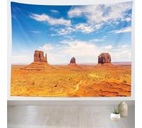 Tapisserie Murale Désert 130x150 cm Tenture Murale Paysage Naturel Tapisserie Tissu 3D Impression Decoration Art pour Maison Salon Chambre Dortoir a-9514