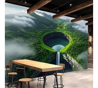 tapisserie murales papier peint 250x420cm De Beaux Paysages papier peint mural Toile 3D effet peinture classique, sans joint, idéale pour escalier ou couloir étroit EB24-1218