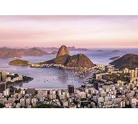 Tapisserie poster panoramique BAIE DE RIO 4 x 2,70 m | Déco et photo murale XXL Qualité HD Scenolia
