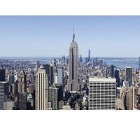 Tapisserie poster panoramique EMPIRE STATE BUILDING 4 x 2,70 m | Déco et photo murale XXL Qualité HD Scenolia