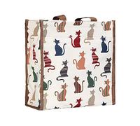Signare Sac à bandoulière en tapisserie pour femme (chat coquin)