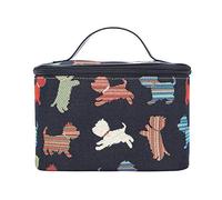 Tapisserie Signare Sac à Maquillage, Organisateur des Cosmétiques, de Voyage Trousses de Toilette, Beauty Case (Jouer à Puppy)