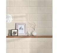 Tapisserie VERSACE Effet Pierre Gypse Maçonnerie - Beige, Crème - 0,75 M Largeur