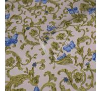 Tapisserie VERSACE Motif Ornemental Et Papillons - Rose, Or - 0,75m De Largeur