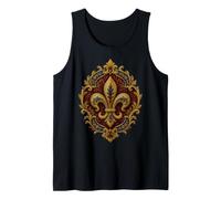 Tapisserie Vintage Fleur de Lis Art héraldique Débardeur