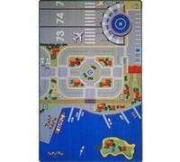 TAPITOM - Tapis pour enfant - transports mobility [130x200cm] gris, vert, multicolore G