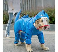 TAPIVA Dogface Manteau de pluie réfléchissant réglable pour chien avec accessoires de hood (taille 7X-Large)