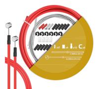 TAPKUA Kit de Câble de Frein de Vélo 2500 mm Avec Gaine Extérieure 3 m Tuyau Pour VTT, BMX, Vélos Pliants, etc