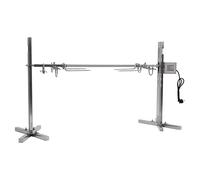 TAPMING Tournebroche électrique 53 pour barbecue à gaz, barbecue au charbon de bois, accessoires de barbecue, brasero électrique, 30 kg, broche avec moteur de 25 W