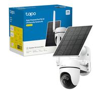 Tapo C615G KIT Caméra 4G Solaire Extérieur 2K 3MP - Caméra Surveillance 4G avec Carte SIM, Vision Nocturne Couleur, Détection IA Personne/Animal/Véhicule, Suivi 360°, Batterie & Stockage Local/Cloud