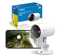Tapo C410 2K(3MP) Caméra de Surveillance WiFi Extérieure sans Fil Solaire, Autonomie permanente de la Batterie, Personne Détection, Vision Nocturne en Couleur, IP65 Etanche, Aucune hub requis