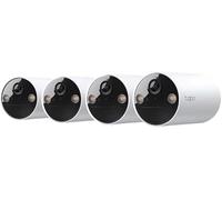 Tapo 2K Camera Exterieur sans Fil Lot de 4 Detection Personne,C410 4pcs | Batterie Rechargeable jusqu'à 180 jours,Vision Nocturne Couleur,Stockage Flexible MicroSD 512Go/Cloud,IP65,Aucun Hub Requis