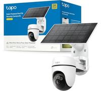 Tapo C630 KIT Caméra de Surveillance Solaire d'extérieur 360° avec Batterie | 3K 5MP | Détection IA Gratuite | Vision Nocturne Couleur et Infrarouge | Enregistrement 24h/24 et 7j/7 | Audio