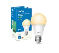 Tapo Ampoule Connectée Alexa E27, Blanc Chaud LED Dimmable L510E, 1 pièce | Commande vocale Alexa/Google, aucun hub requis, mode absence anti-intrusion, programme & minuterie, 8.7W (équivalent 60W)