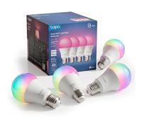 TP-Link Ampoule connectée L530E E27 multicolore 2500–6500K dimmable Alexa & Google Home lot de 4