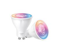 Tapo Ampoule Connectée Alexa GU10, Multicolore LED Dimmable L610, 2 pièces | Commande vocale Alexa/Google, aucun hub requis, mode absence anti-intrusion, programme & minuterie, 3.7W (équivalent 50W)