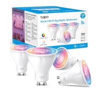 Tapo Ampoule Connectée Alexa GU10, Multicolore LED Dimmable L610, 4 pièces | Commande vocale Alexa/Google, aucun hub requis, mode absence anti-intrusion, programme & minuterie, 3.7W (équivalent 50W)