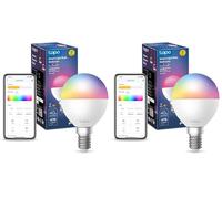 Tapo Ampoule Connectée WiFi, Ampoule LED E14 Multicolore 2500K-6500K, Dimmable 4,3 W 470Lm, Compatible avec Alexa et Google Home, Economie d'énergie, Aucun hub requis, Commande Vocale,L430P (Lot de 2)
