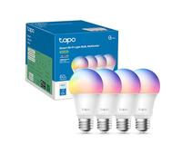 Tapo Ampoule Connectée WiFi, Ampoule LED E27 Multicolore 2500K-6500K, Dimmable 8.7 W 806Lm, Compatible avec Alexa et Google Home, Commande Vocale, Economie d'énergie, L530E(4-pack)