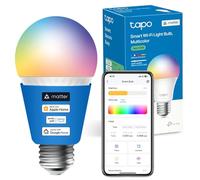 Tapo Ampoule intelligente L535E E27, ampoule Alexa, certifiée matière, multicolore, 8,6 W (75 W), programmation automatique et minuterie, mode absent, intensité variable, surveillance de l'énergie