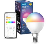 Tapo Ampoule LED E14 connectée WiFi multicolore 2500-6500 K, dimmable 4,3 W / 470 lm, compatible Alexa & Google Home, sans hub